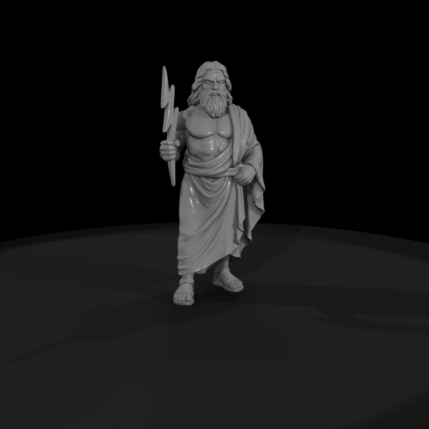 Myth 0250 Mythology Zeus Miniature Figure
