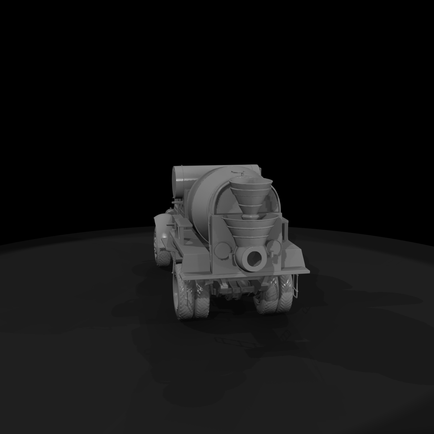 Classic Cement Mixer Truck