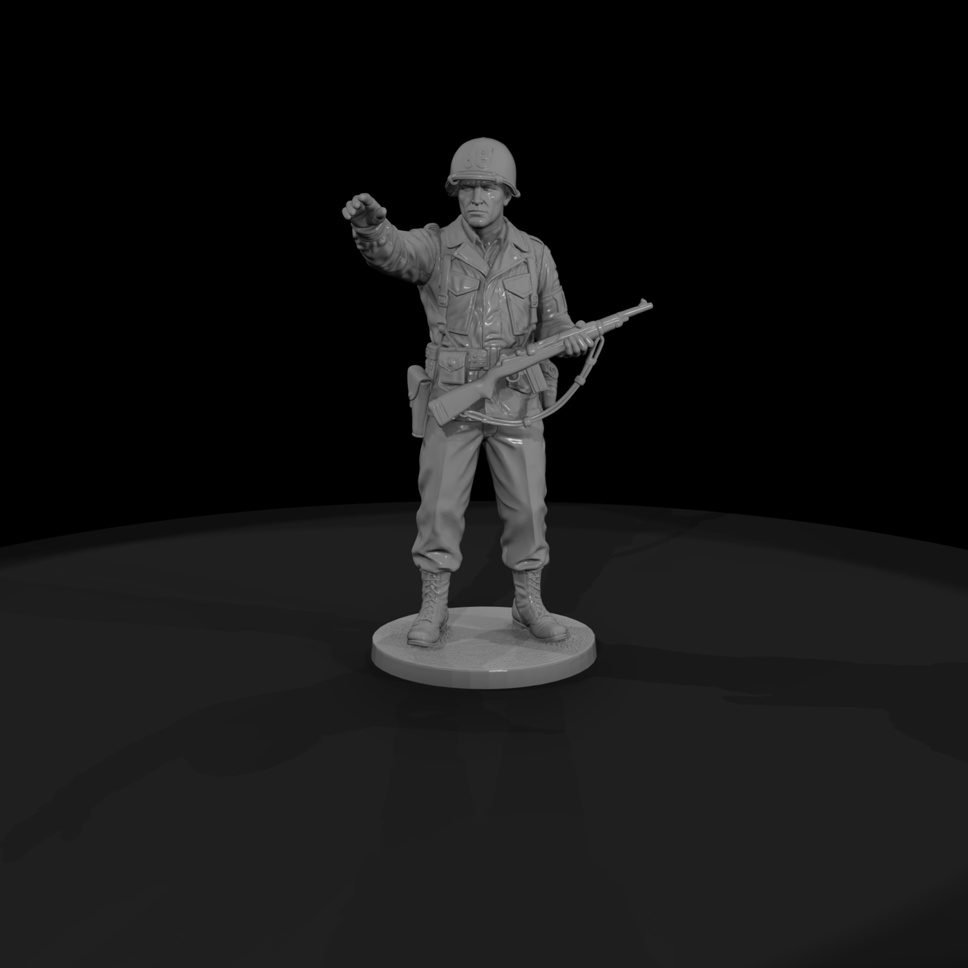 Ww2H 040 United States Military Policeman
