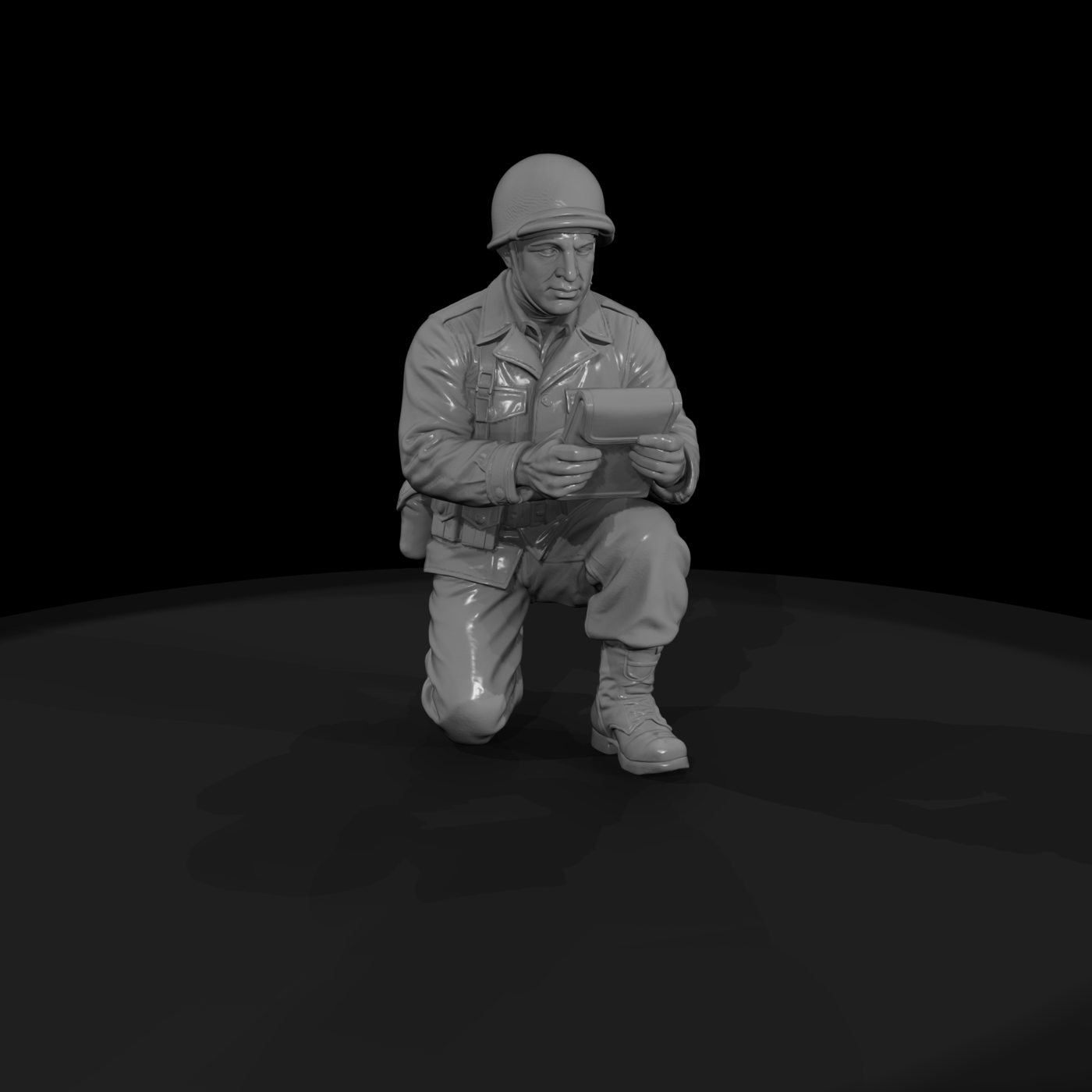Ww2 Army 094 Wwii U S Army Platoon Leader Figure