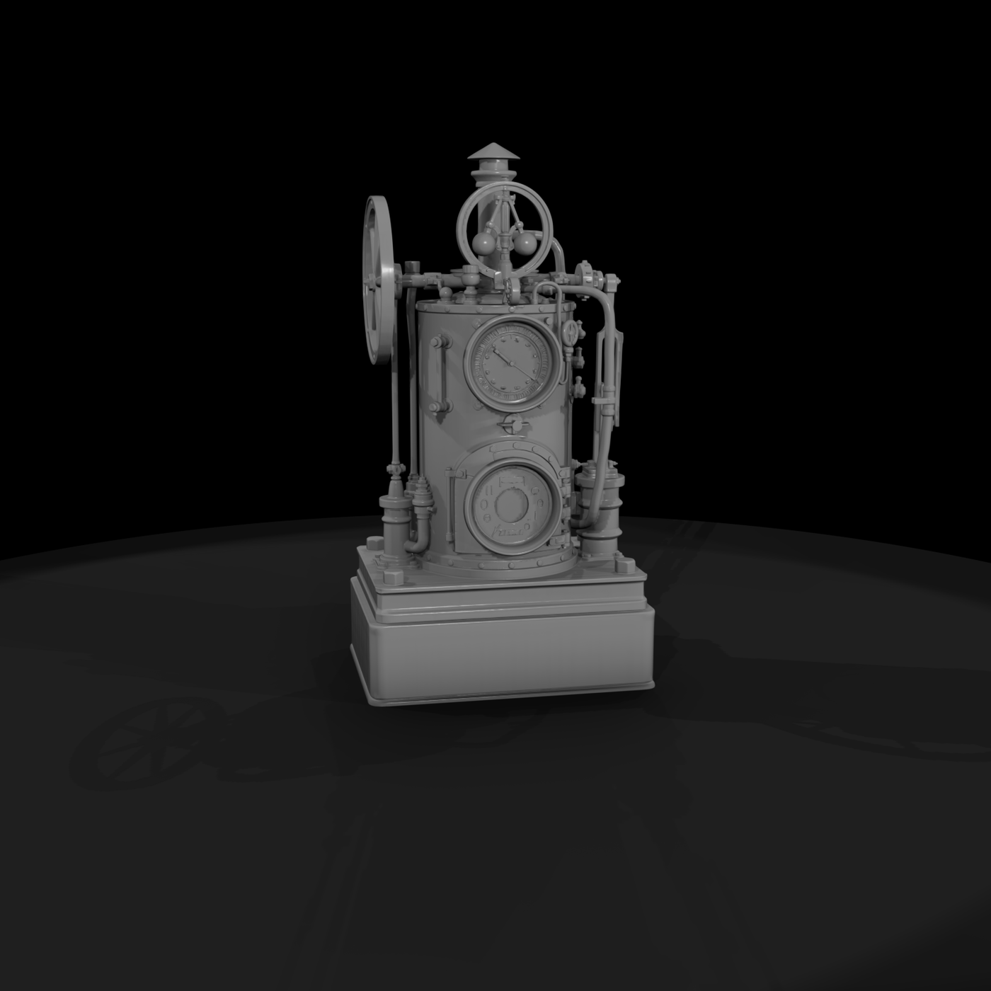20260612 Antique Engine Clock 0C4D739Bd8