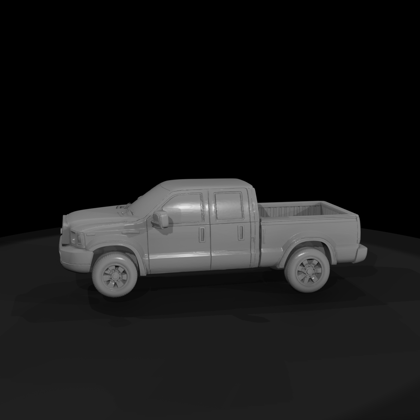 Crew Cab Pickup Truck — Short Bed & Layouts