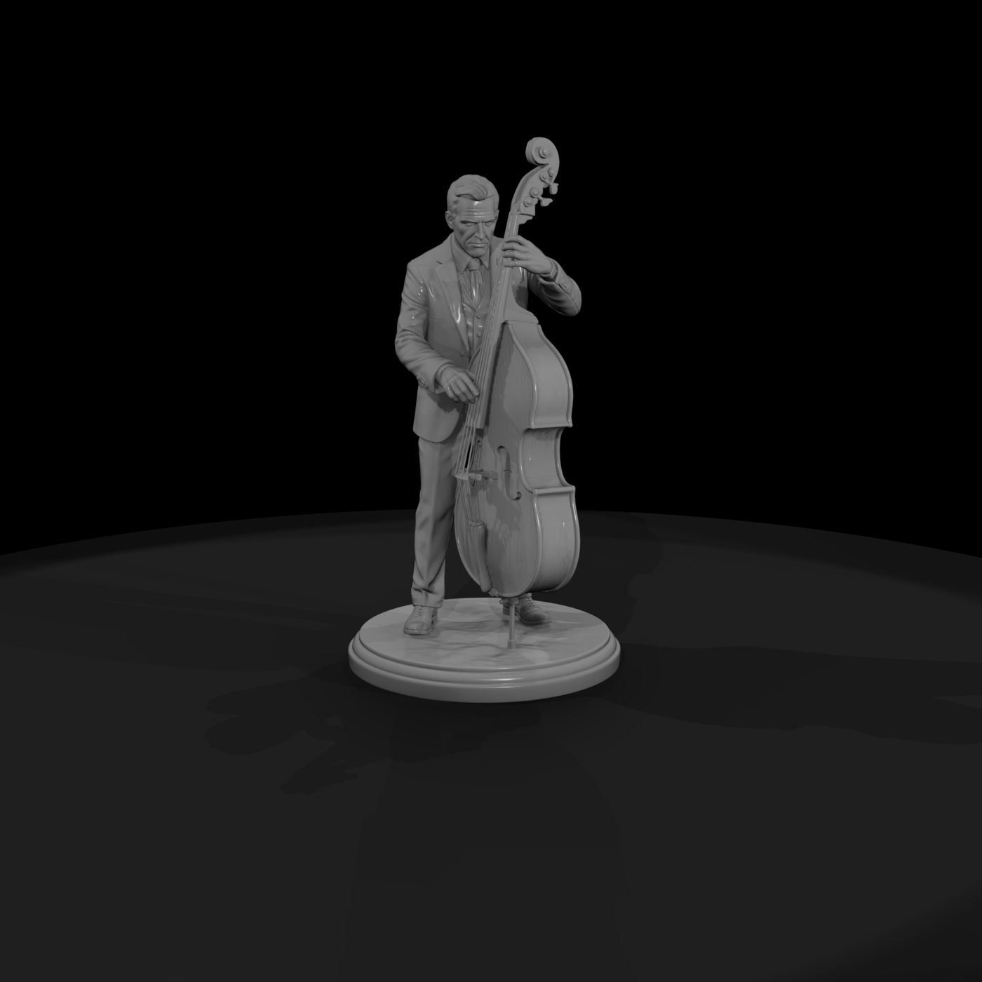 Upright Bass Jazz Musician
