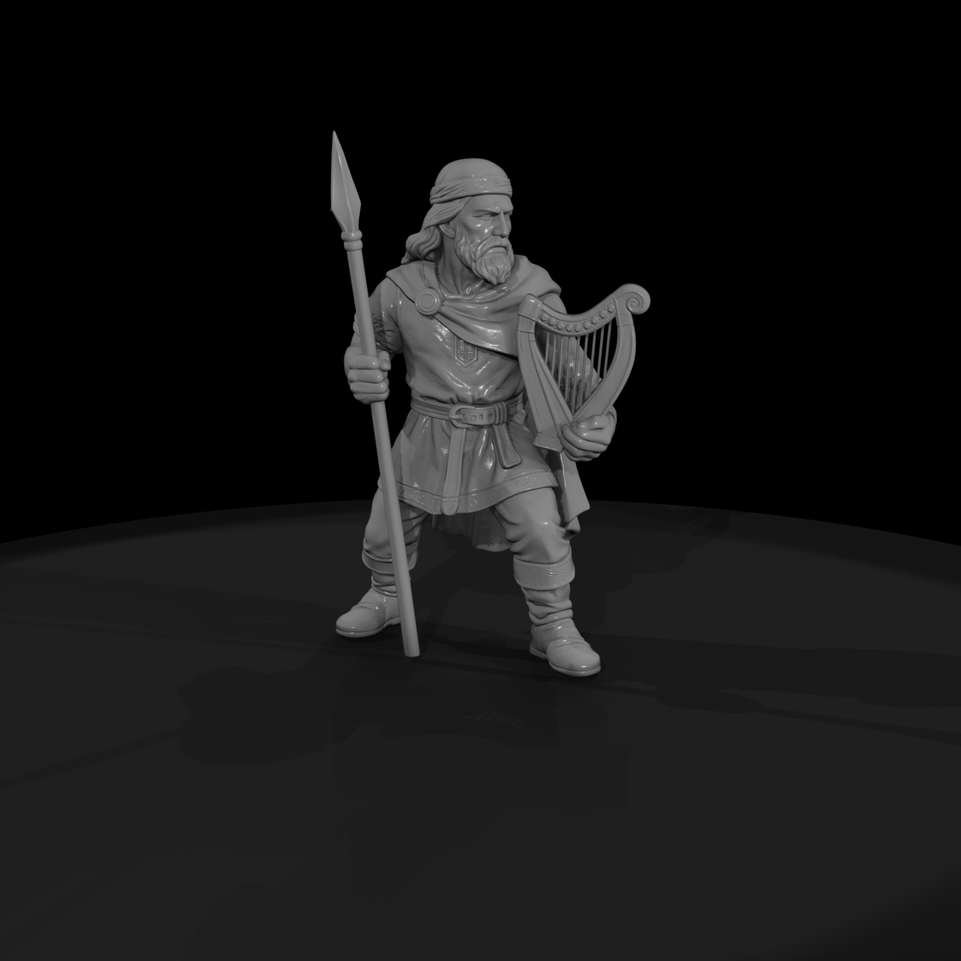 Myth 0409 Mythology Oisin Miniature Figure