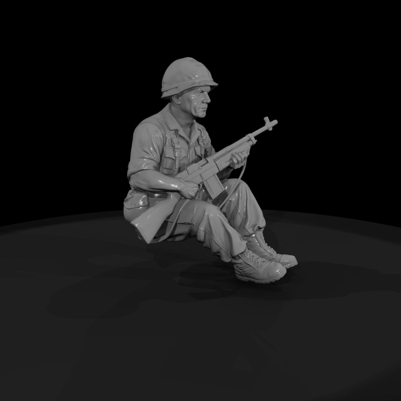 Vn Army 050 Vietnam U S Army Automatic Rifleman Fi