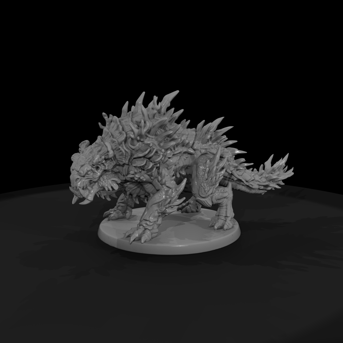 Fungal Spine Crawler Beast