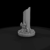 stylized-broken-tree-stump-woodland-diorama-419318 — thumbnail 5