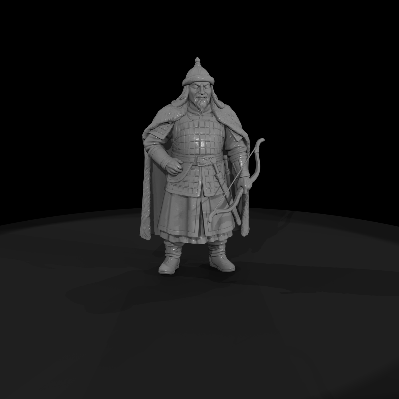 Hist 0082 Historical Genghis Khan Miniature Figure