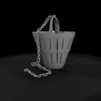 medieval-wooden-water-bucket-diorama-prop-104065 — thumbnail 5