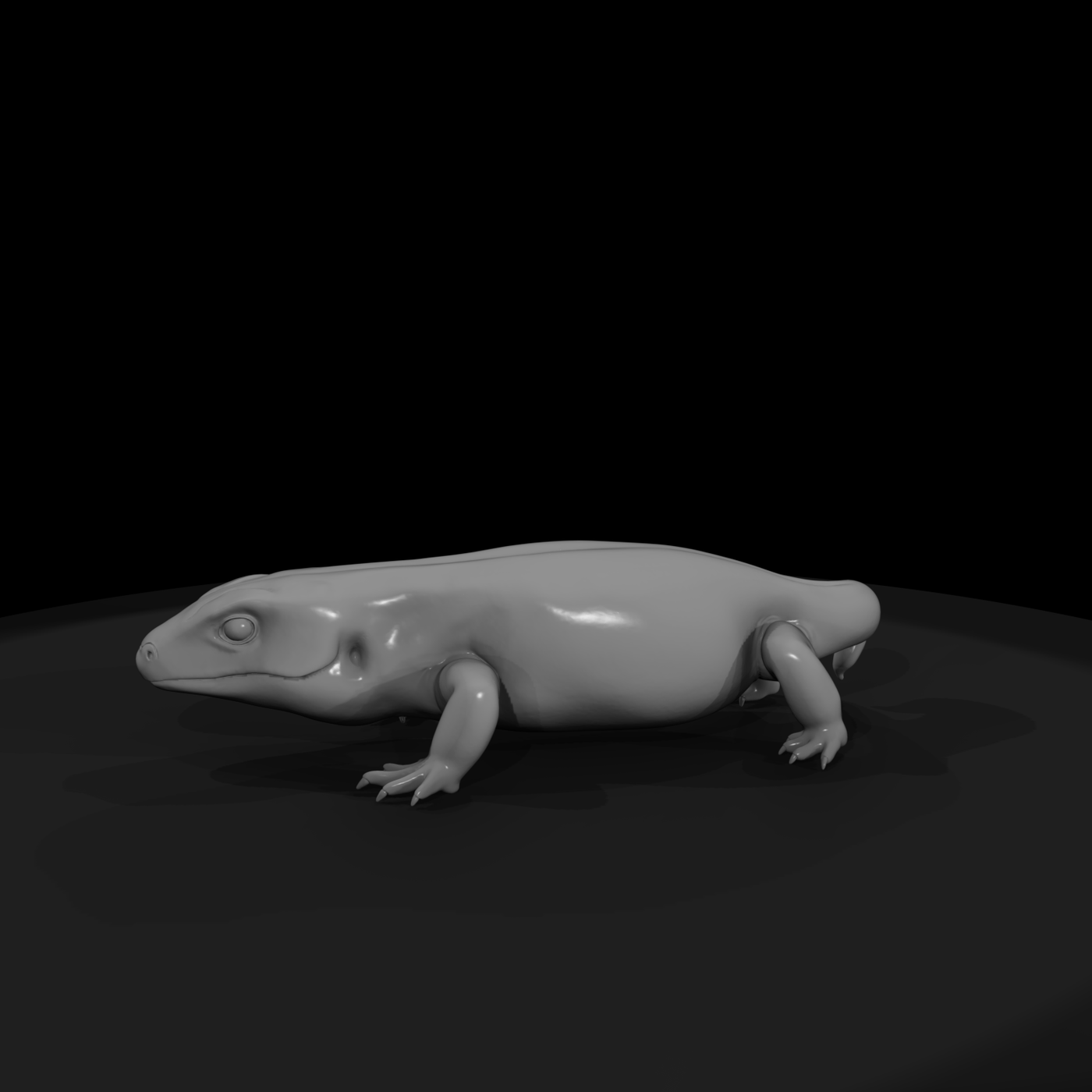 Blue-tongued Skink Figurine