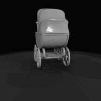 antique-doll-pram-perambulator-doll-carriage — thumbnail 4