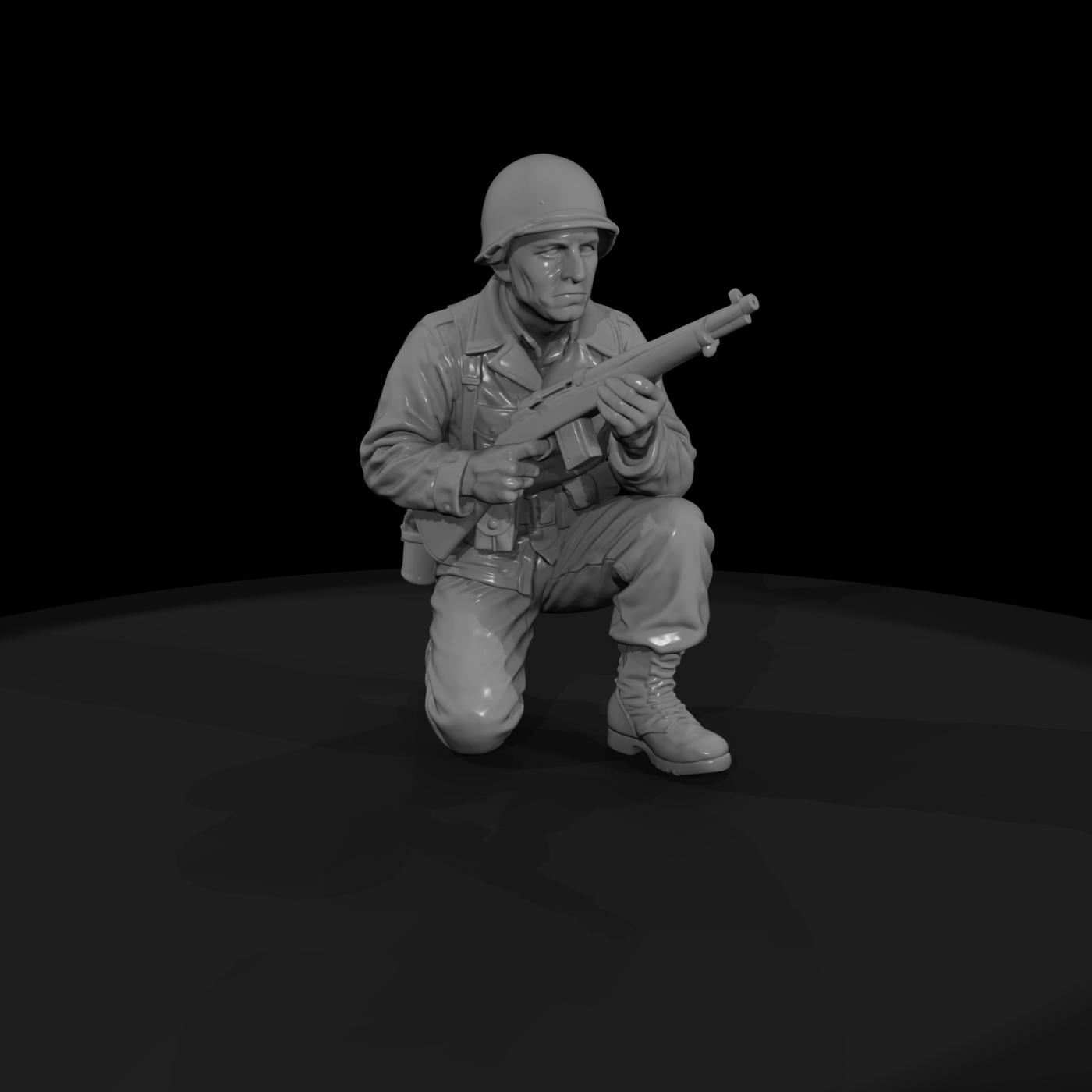 Ww2 Army 084 Wwii U S Army Scout Figure