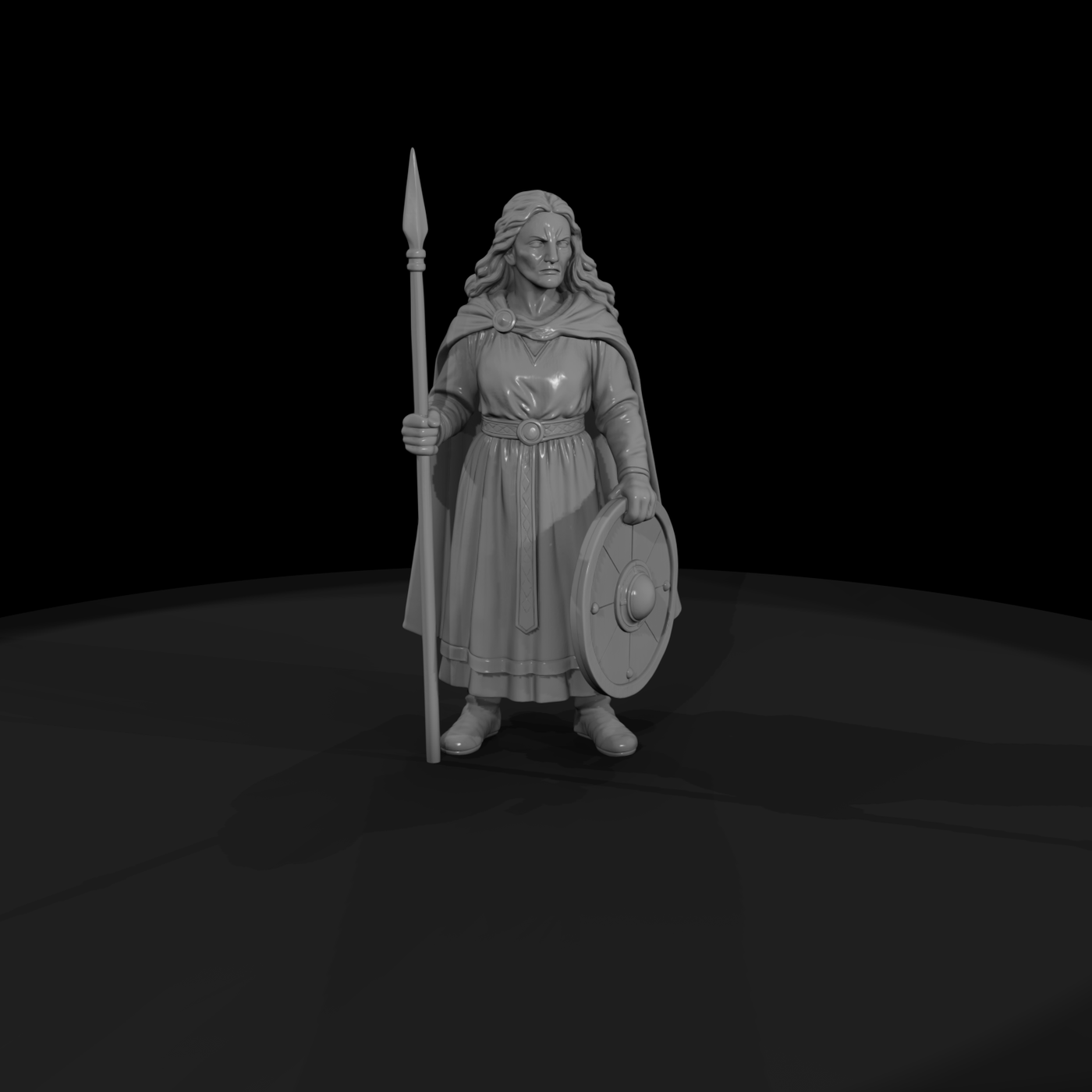 Hist 0043 Historical Boudica Miniature Figure