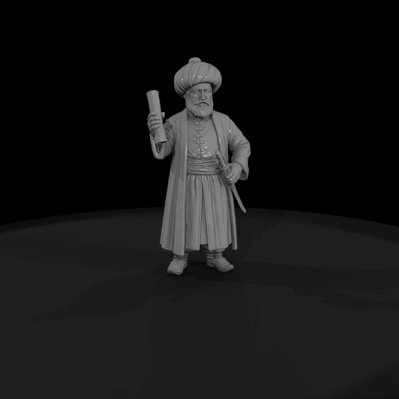 Hist 0094 Historical Mehmed Ii Miniature Figure