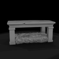 neoclassical-stone-garden-bench-diorama-scenery-bench-833676 — thumbnail 5