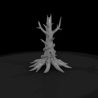stylized-dead-tree-stump-with-barbed-wire-3d-print-ready-377136 — thumbnail 5
