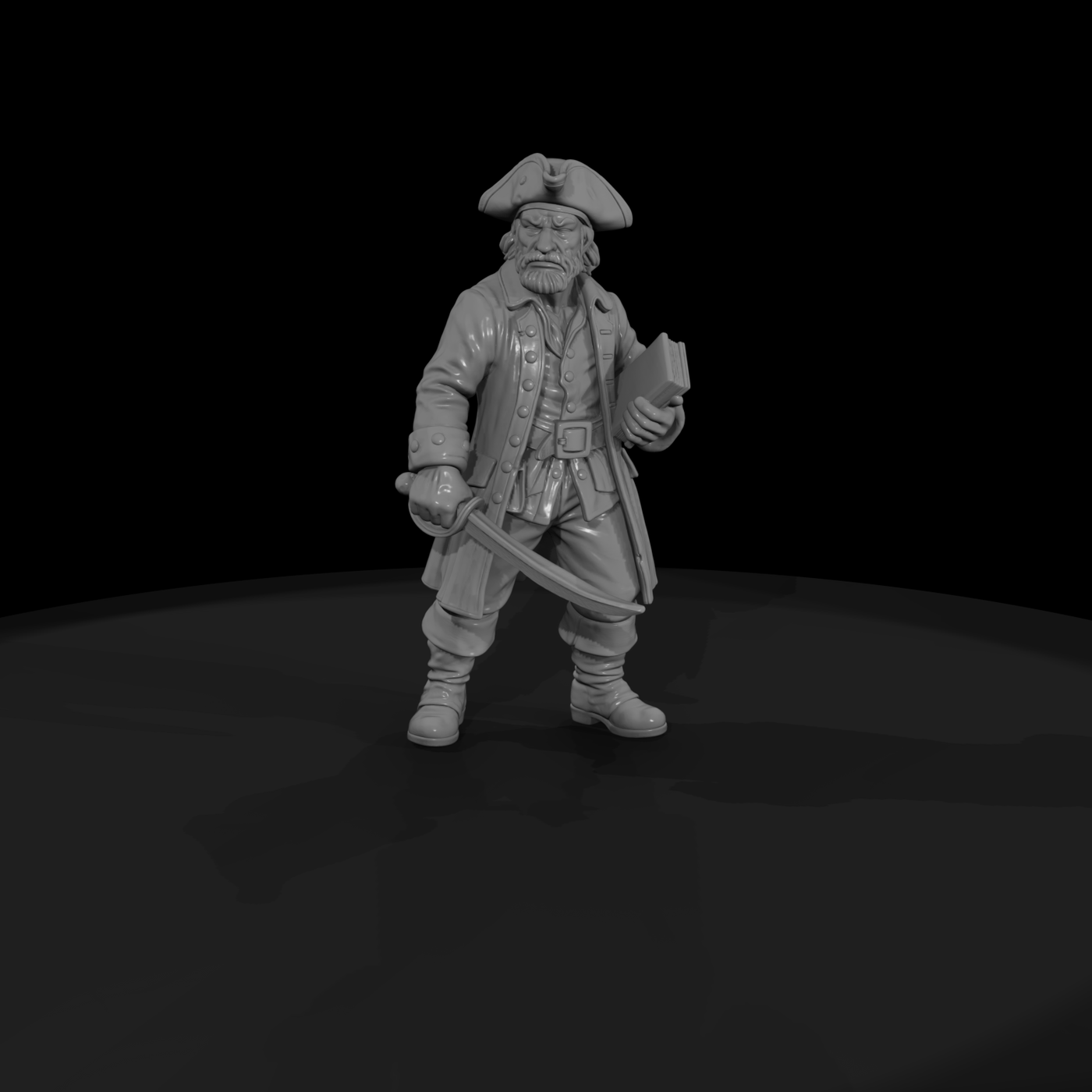 Hist 0237 Pirate Quartermaster Miniature Figure