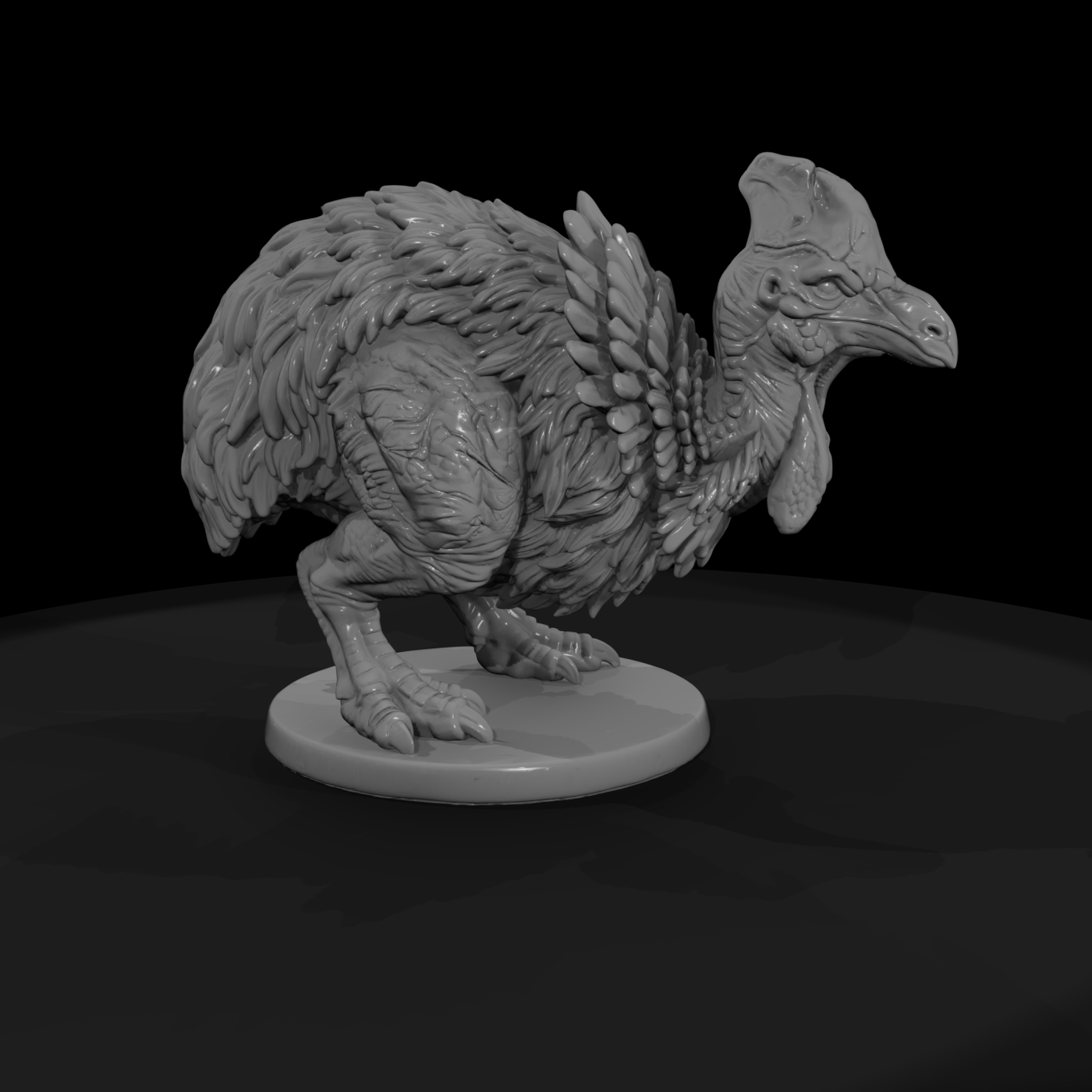 Creature Spine Ruff Cassowary Beast