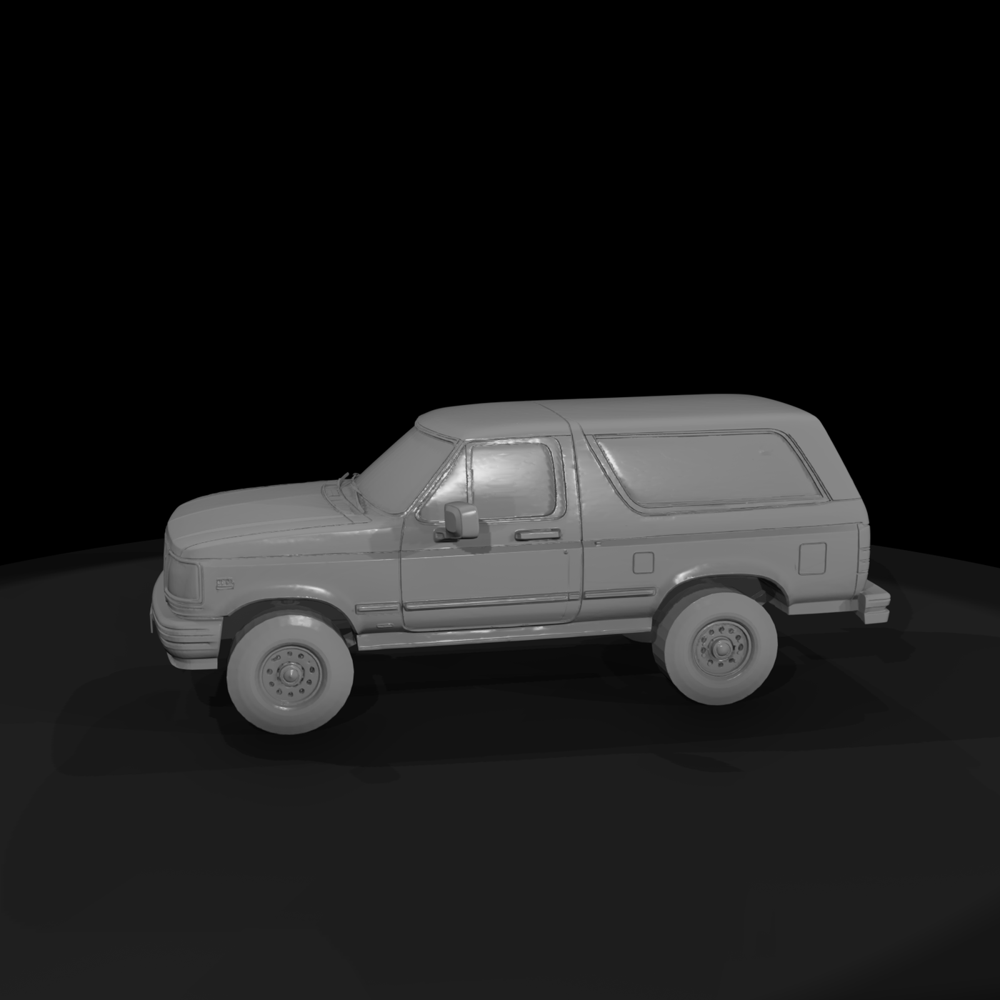Bronco-style SUV — & Train Layout Vehicle