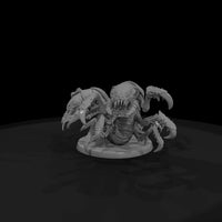 stylized-two-headed-alien-centipede-miniature-3d-m — thumbnail 4