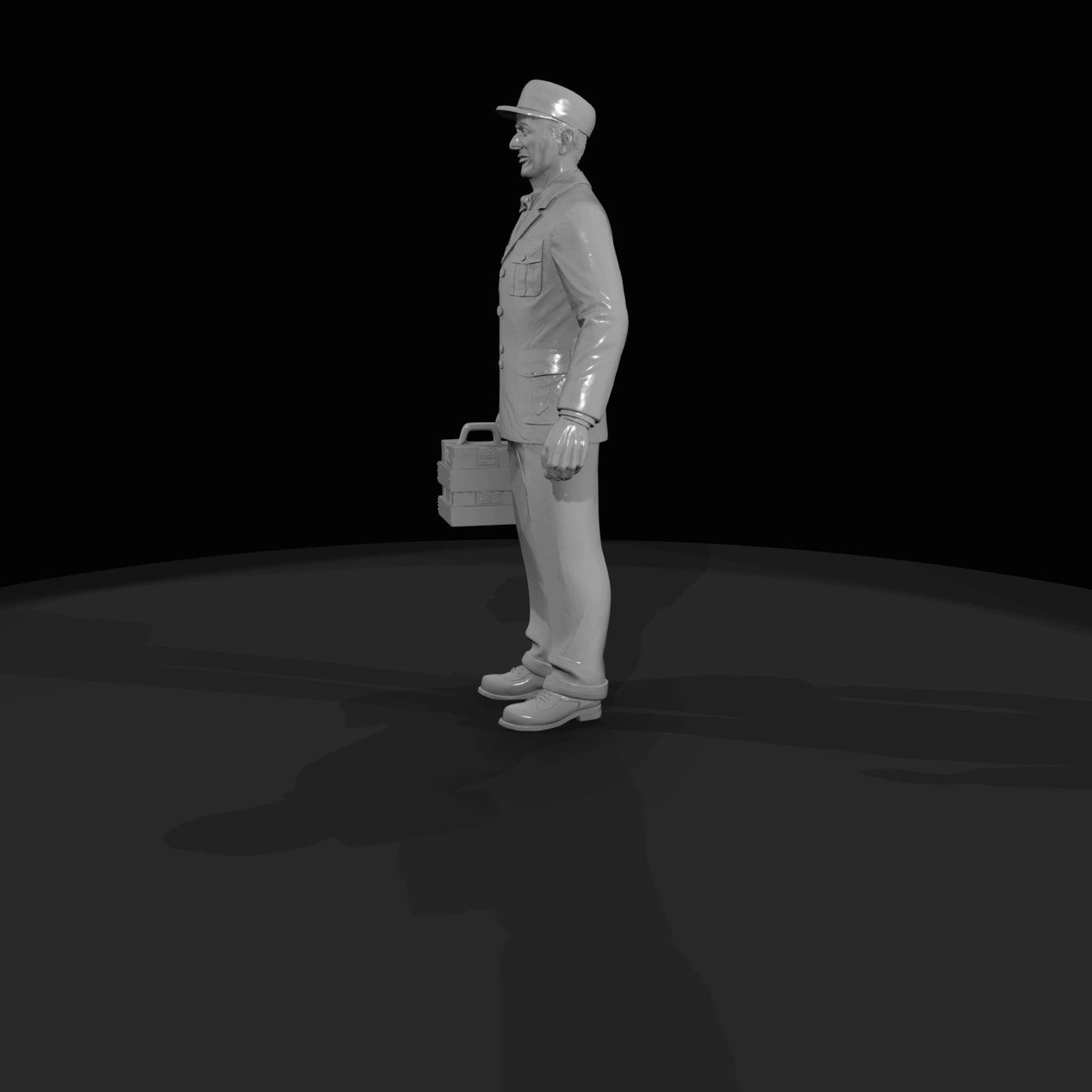 milk-packaged-goods-deliveryman-advertising-art