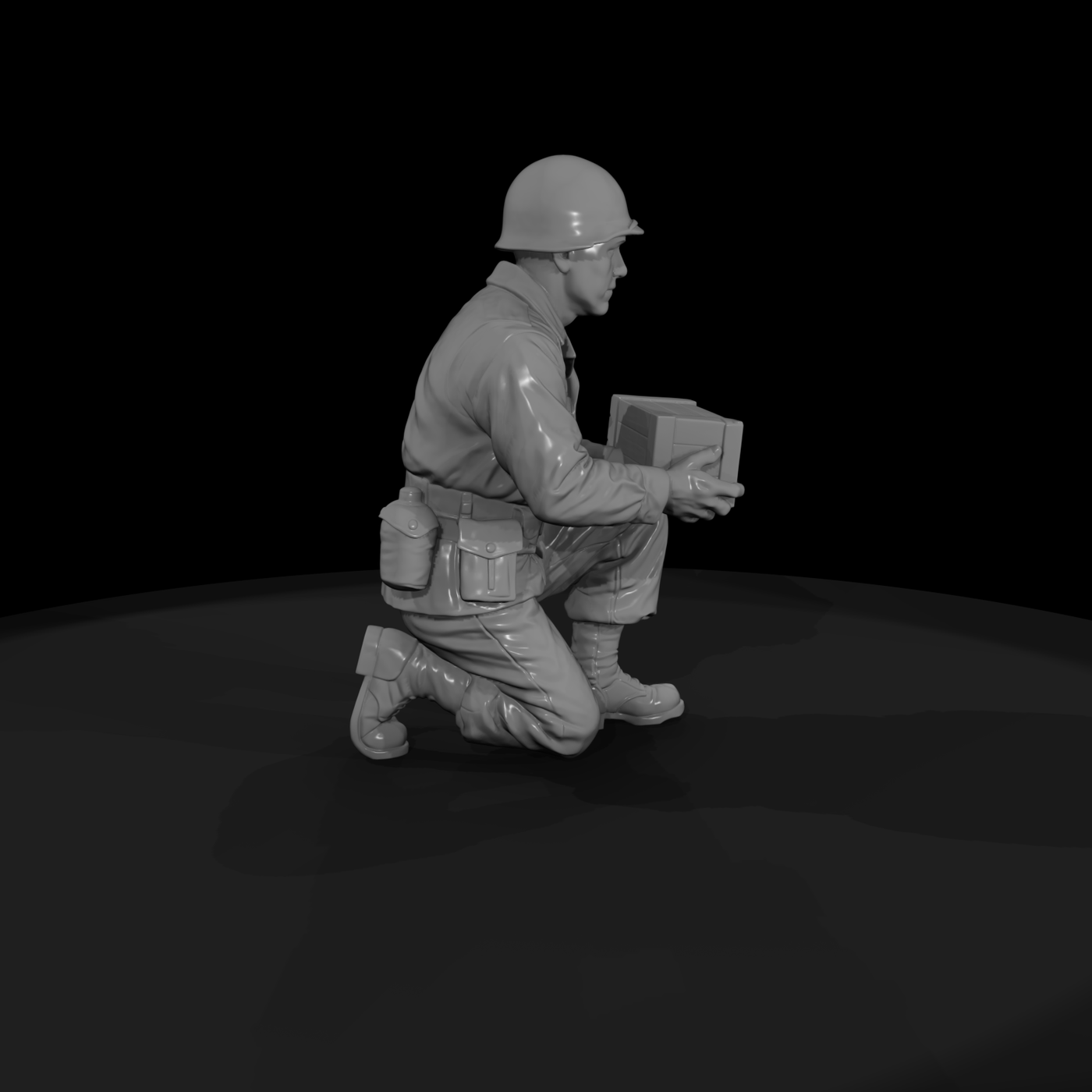 Ww2 Army 074 Wwii U S Army Supply Clerk Figure