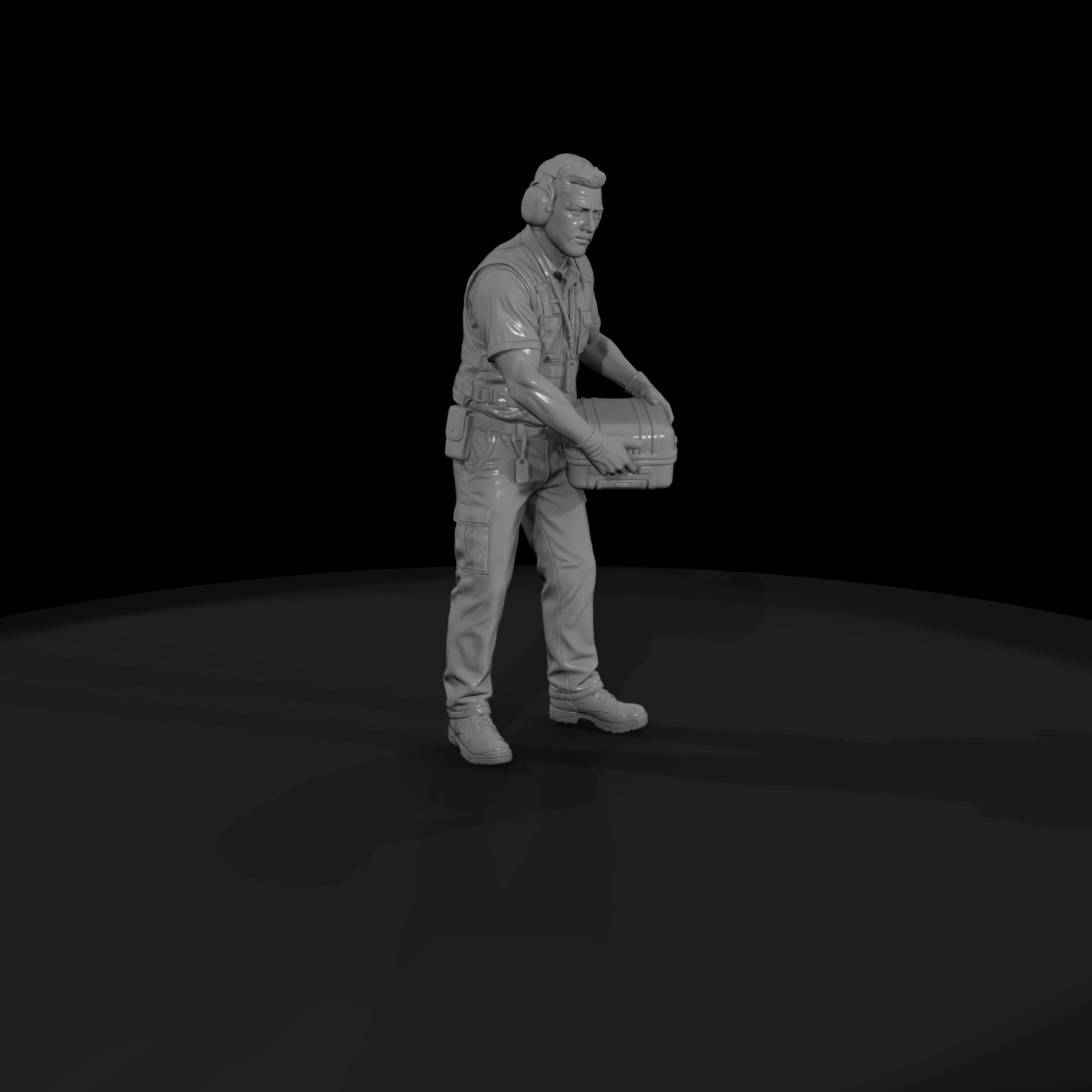 Air 005 Worker Belt Loader Operator