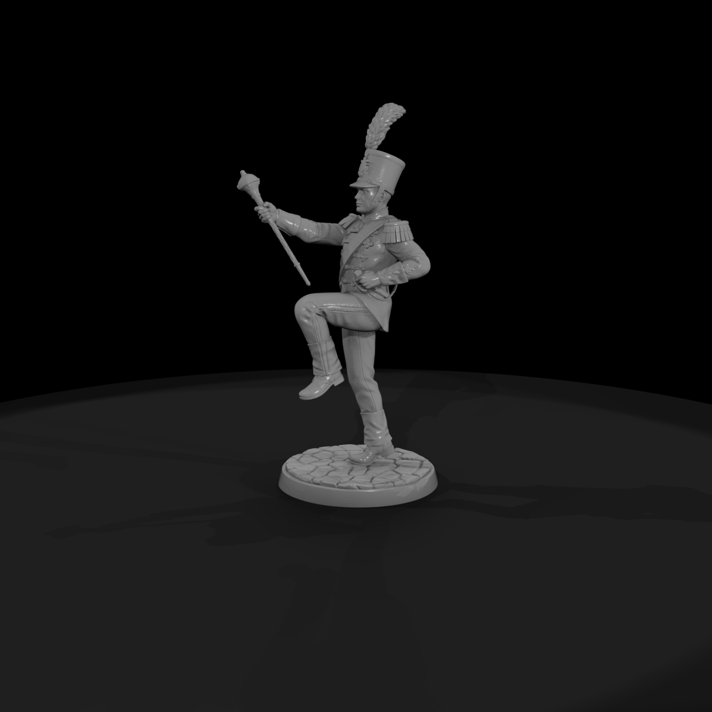 Poparc 0187 Marching Band Drum Major Alternate Pos