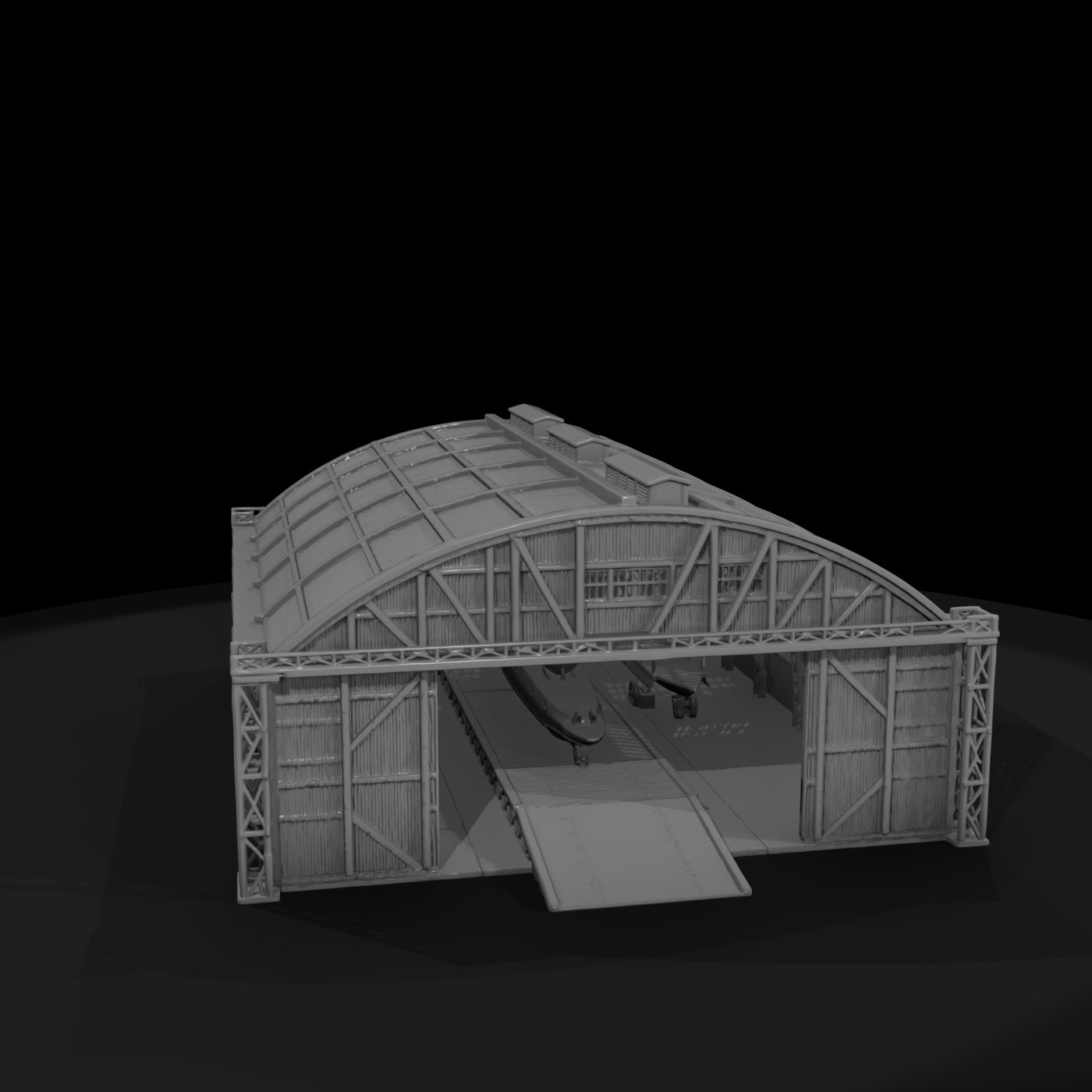 Mil 091 Ww2 Pacific Seaplane Hangar