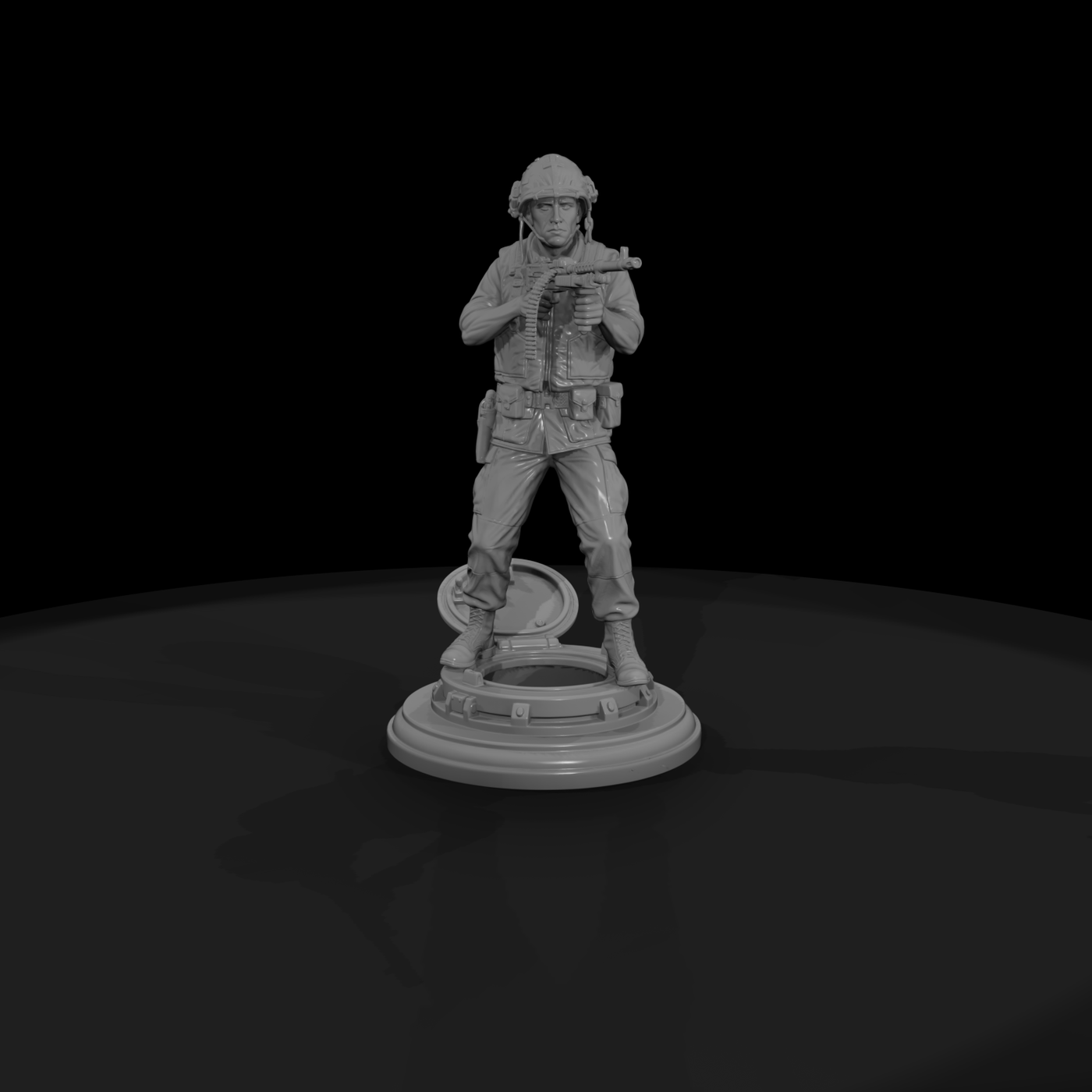 Vnh 043 United States Marine Tank Commander M48