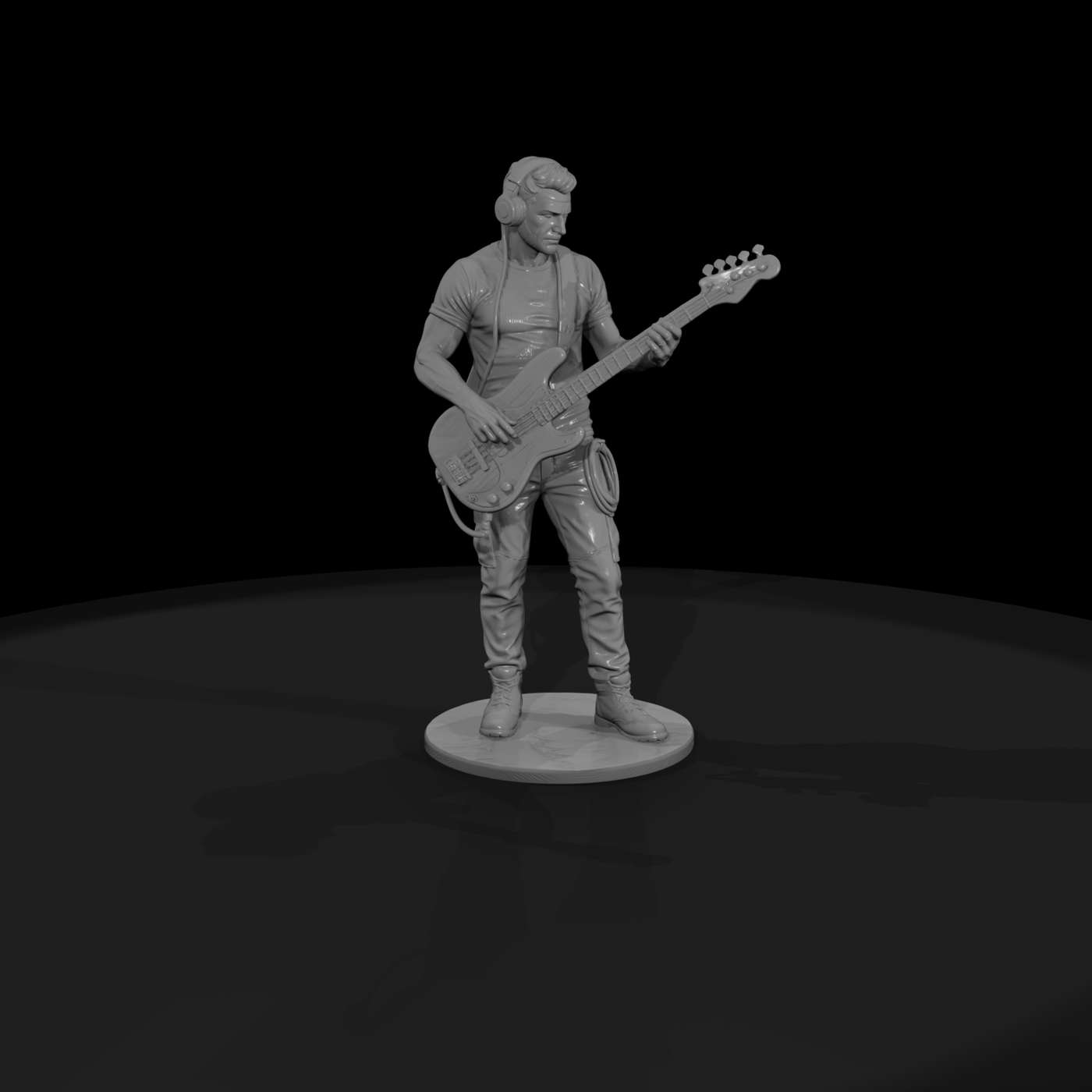 Studio Bassist with Electric Bass
