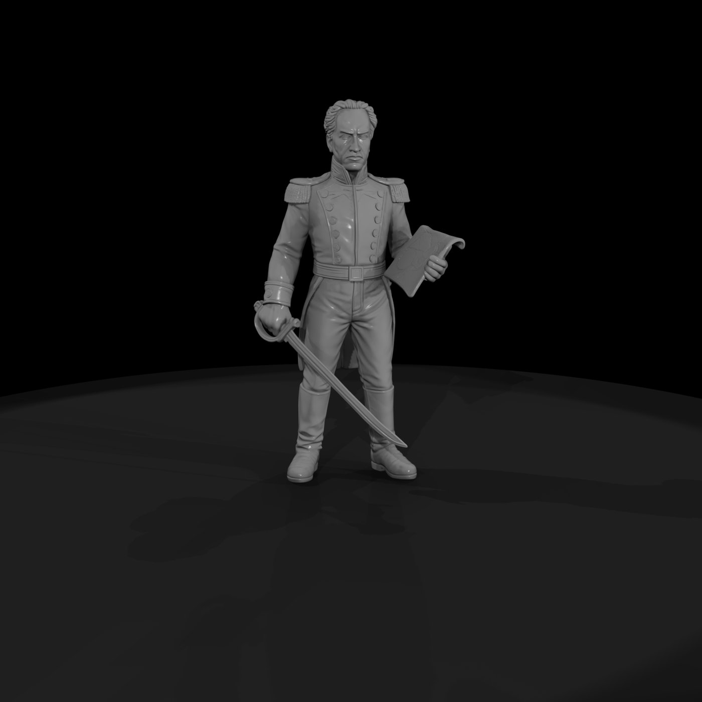 Hist 0149 Historical Simon Bolivar Miniature Figur