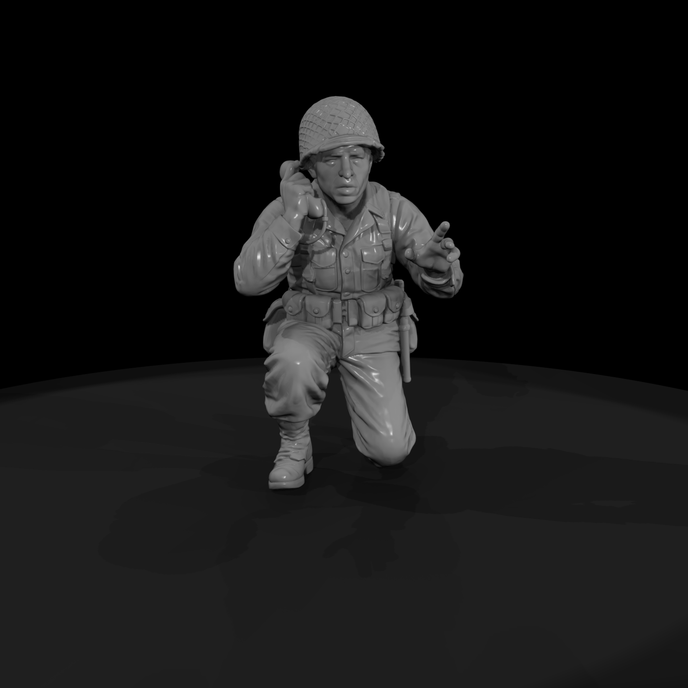 Ww2 Army 077 Wwii U S Army Radio Operator Figure
