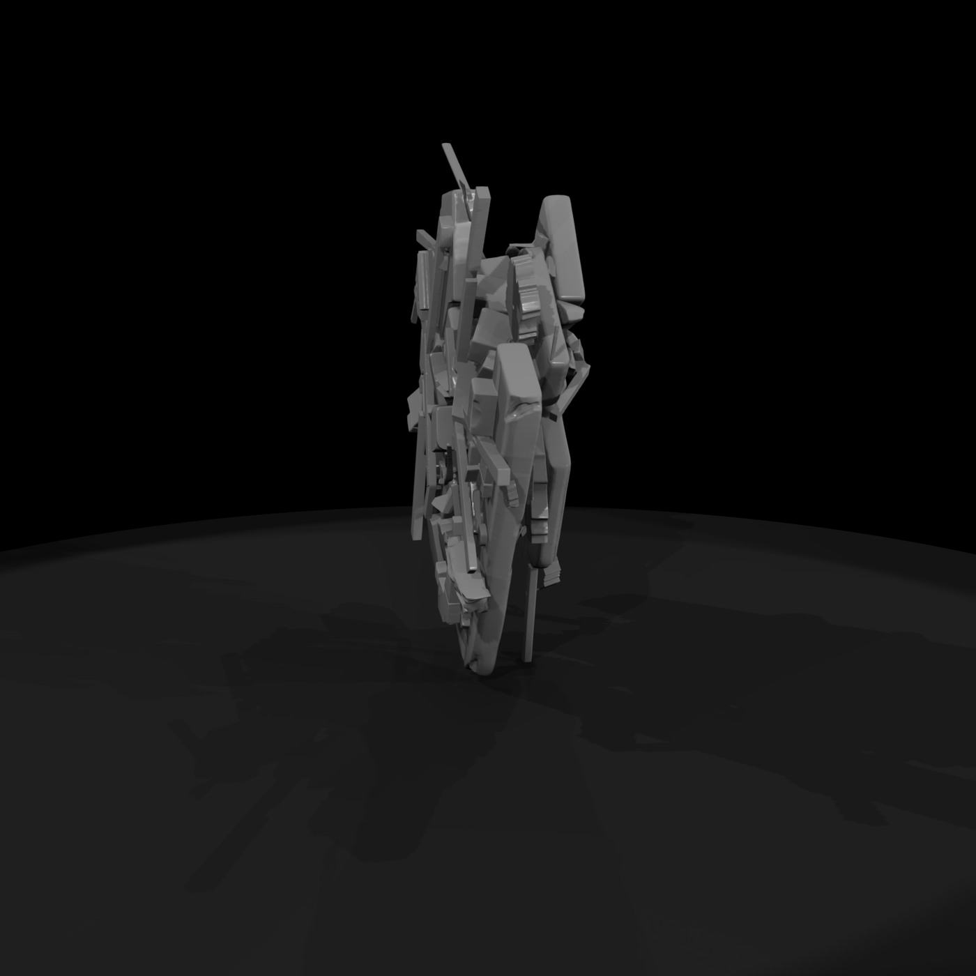 Weathered Wooden Debris Pile — Terrain