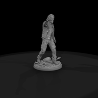 Zombified Hunter in Torn Denim Vest — thumbnail 5