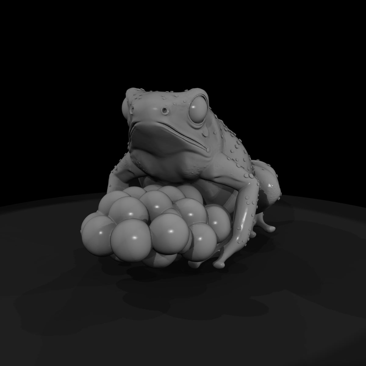 sculpted_3d_frog_with_egg_clutch_znvdpnwi