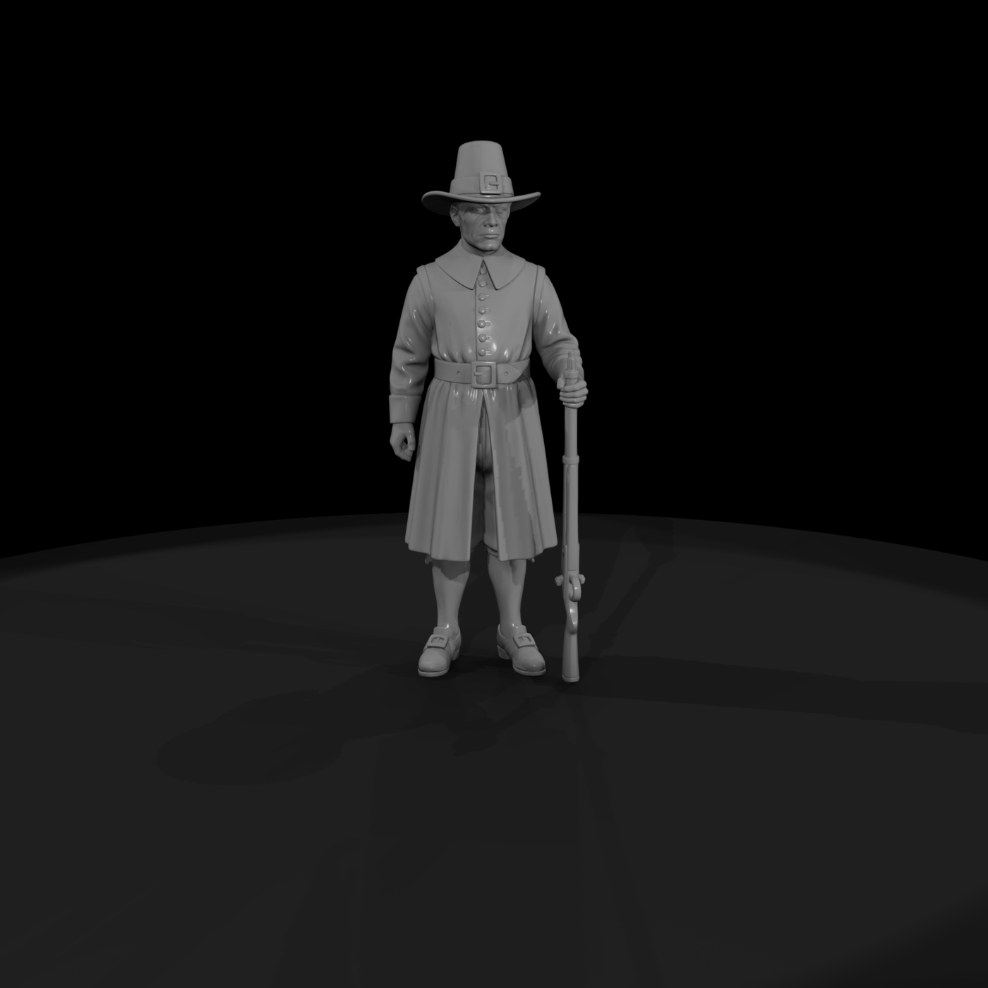 Colonial Pilgrim with Musket