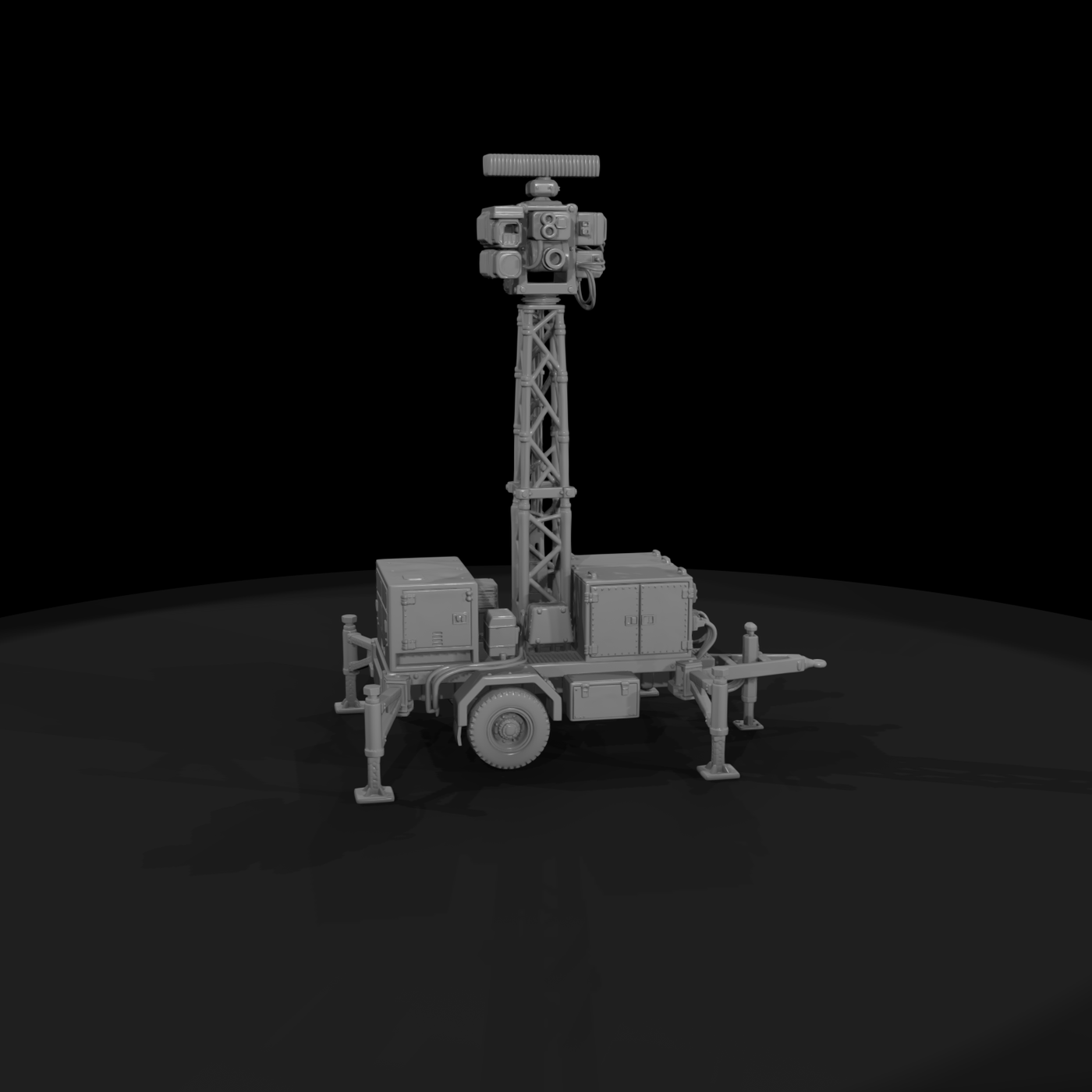 Mil 272 Modern Desert Deployable Radar Mast