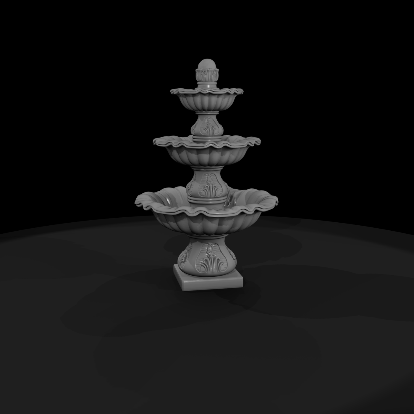 Three-Tier Garden Fountain