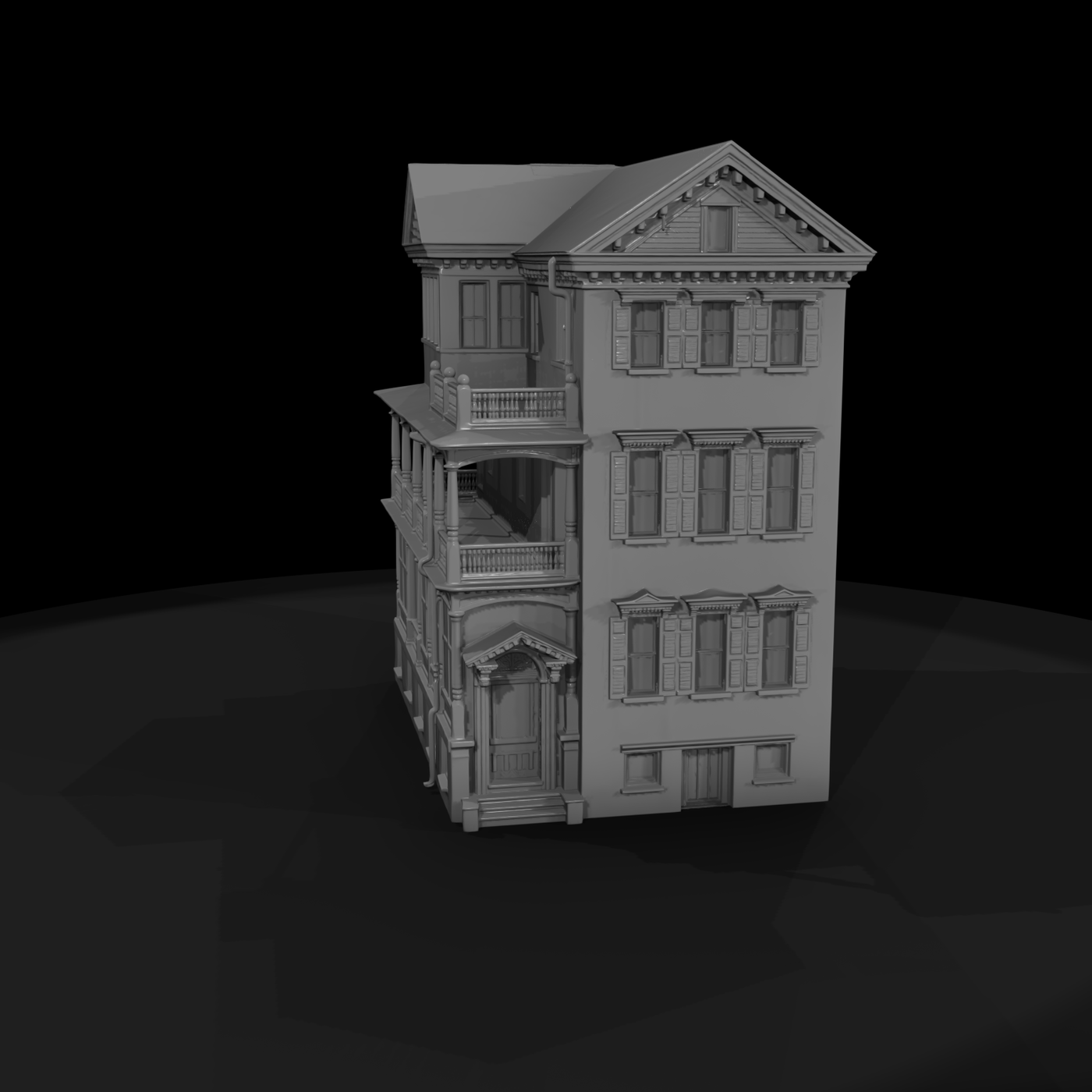 Ornate Victorian Mansion with Verandah