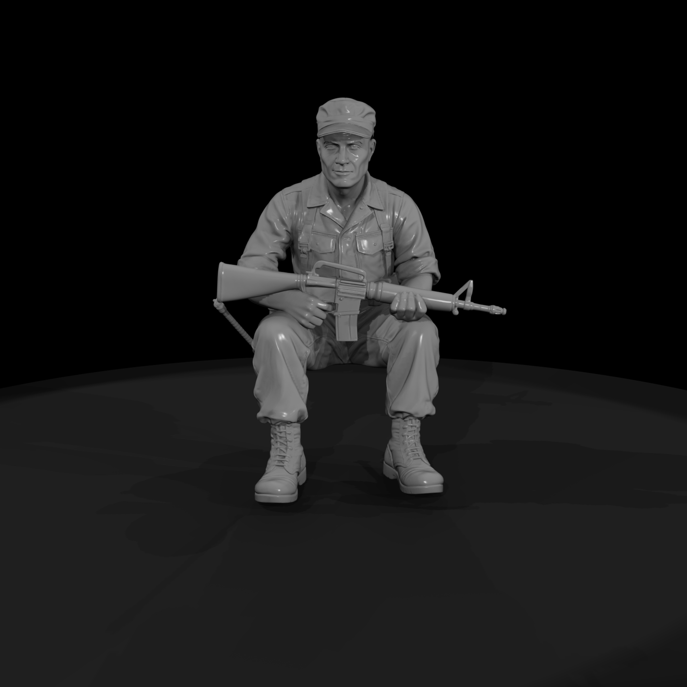 Vn Army 020 Vietnam U S Army Scout Figure