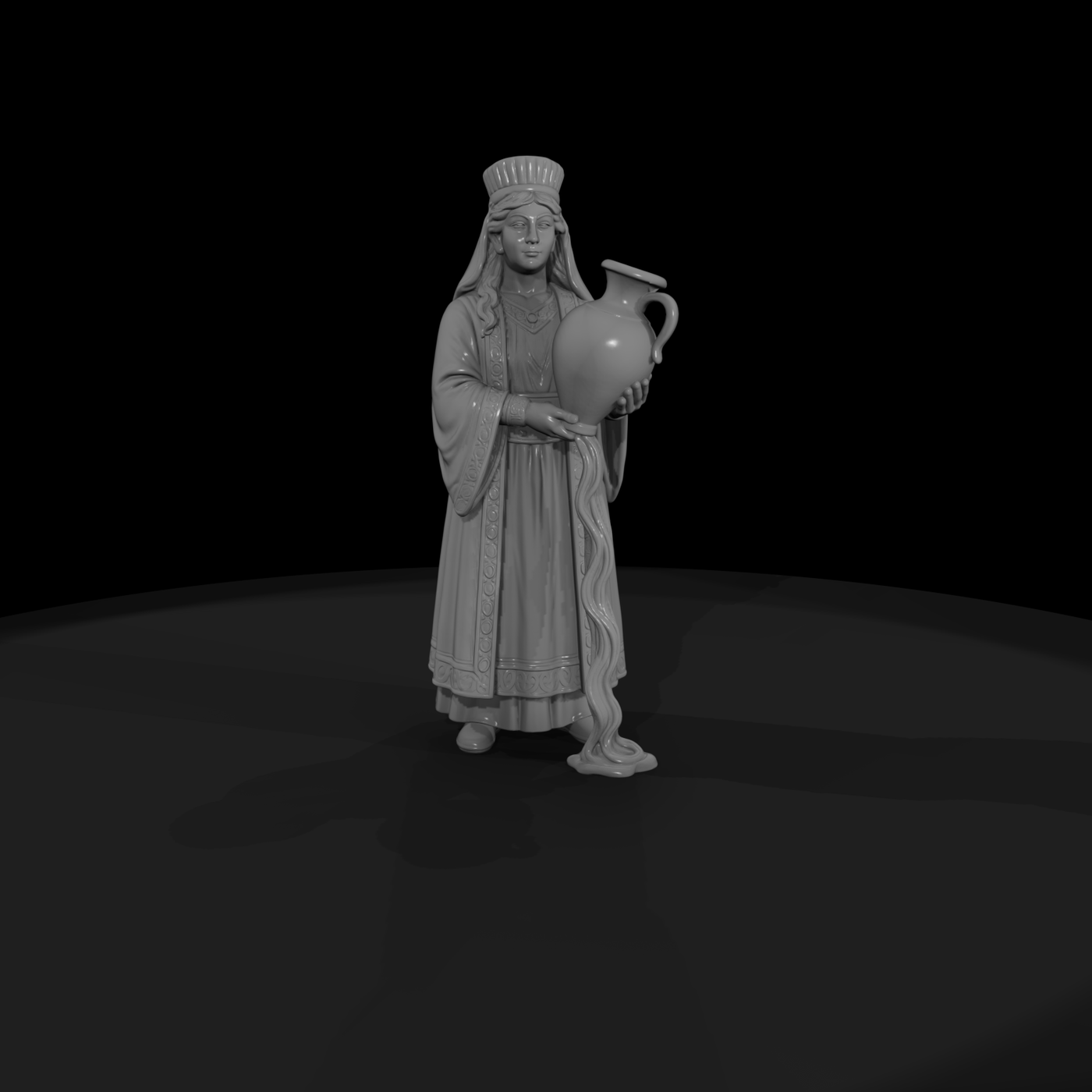 Myth 0390 Mythology Anahita Miniature Figure