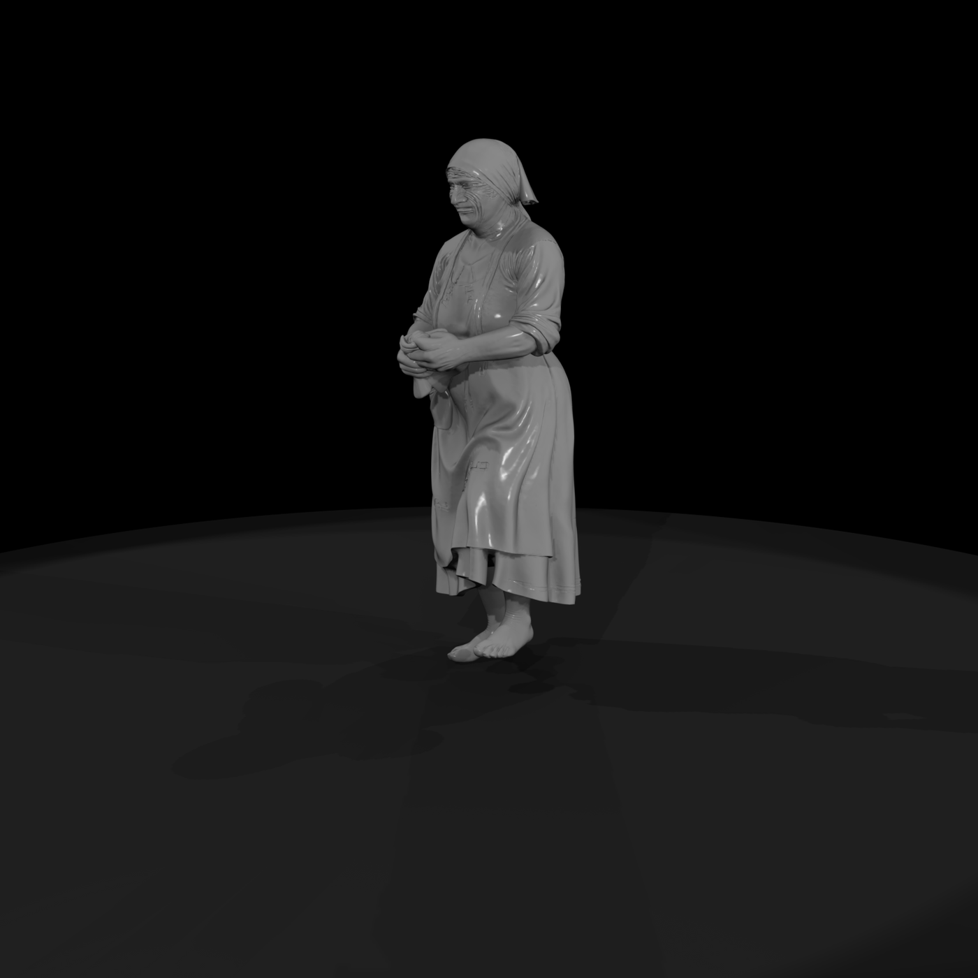 Elderly Peasant Woman