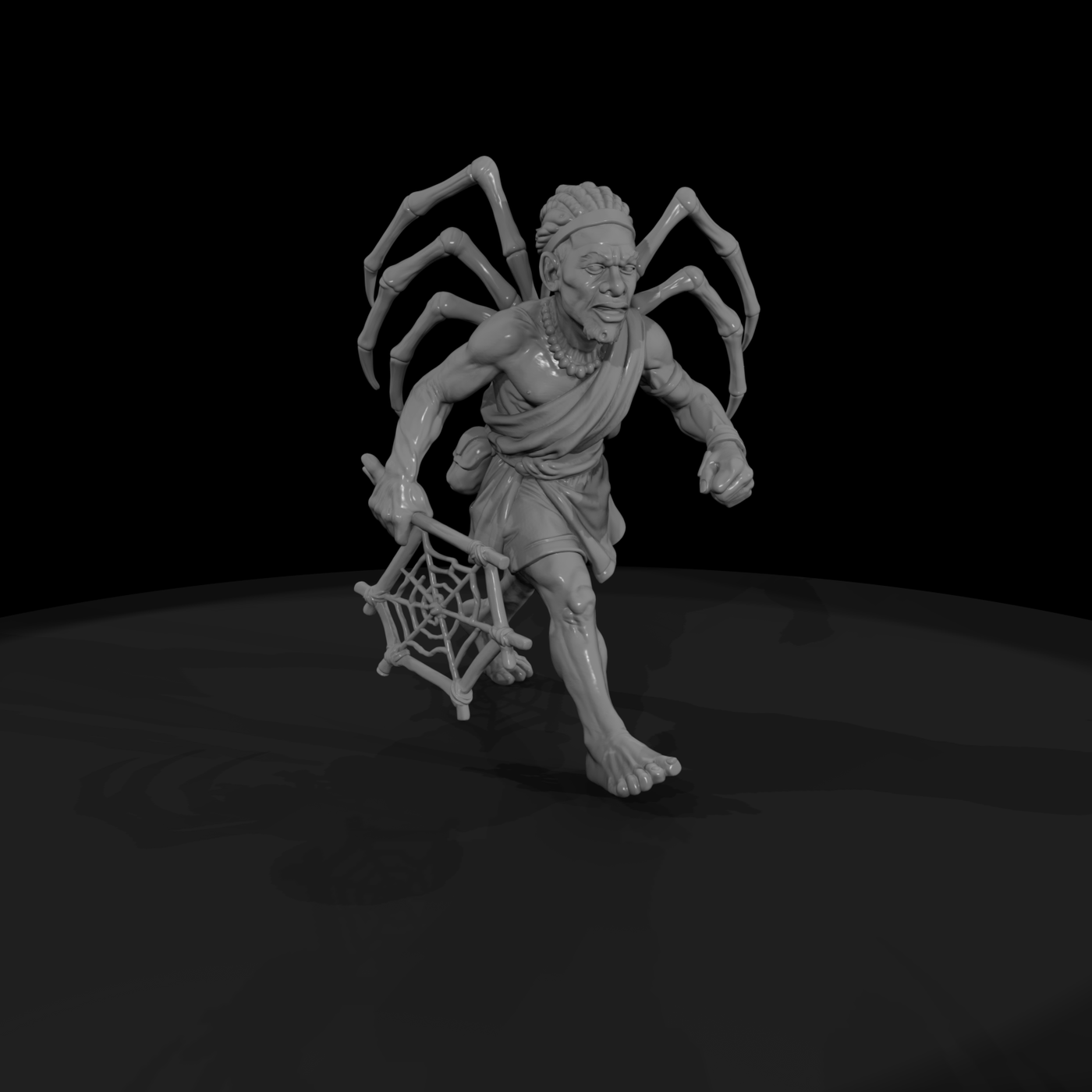 Myth 0474 Mythology Anansi Miniature Figure
