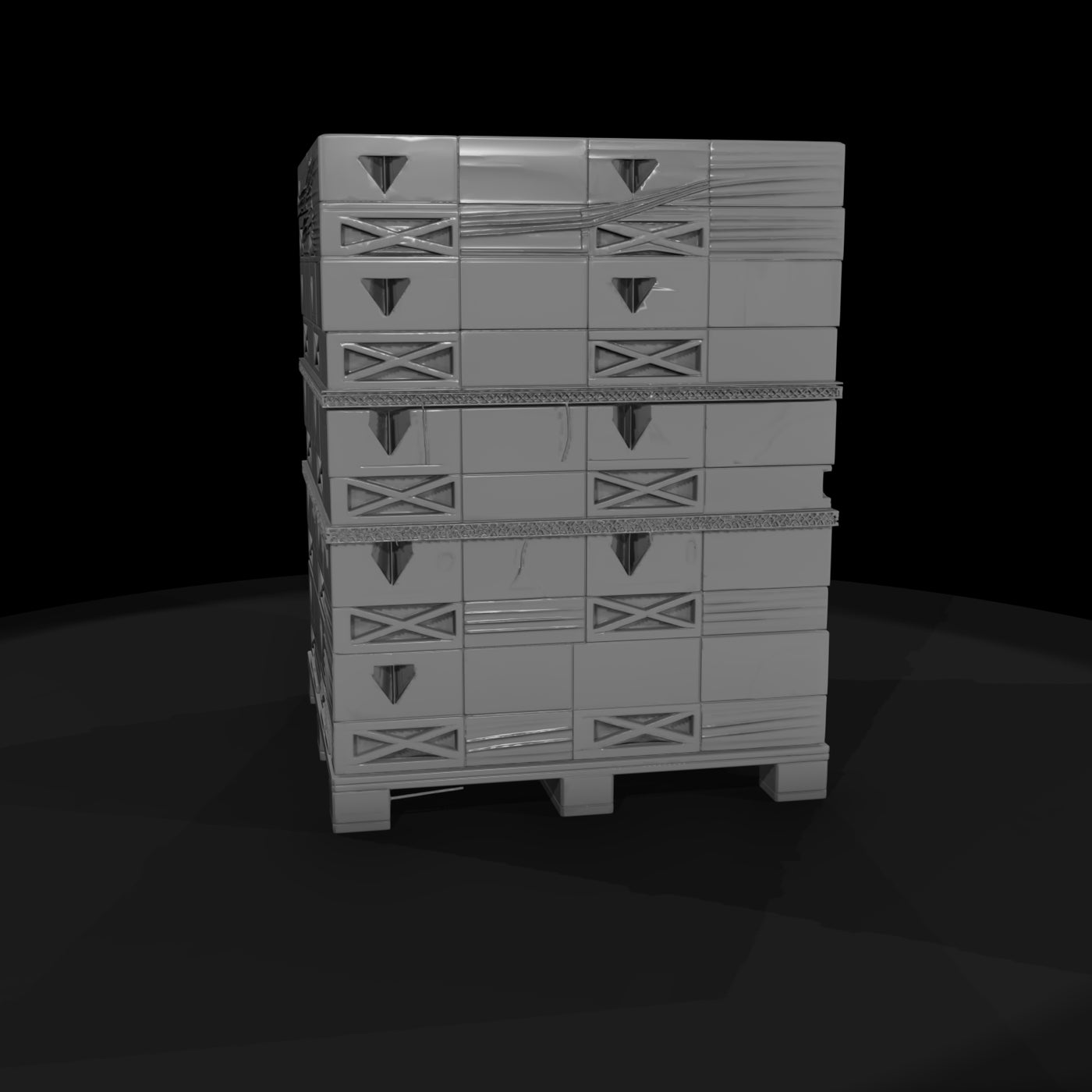 stacked-shipping-crates-on-pallet-688769