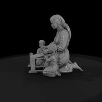 folk-weaver-family-stylized-diorama-figure-ho-1-87-667671 — thumbnail 5