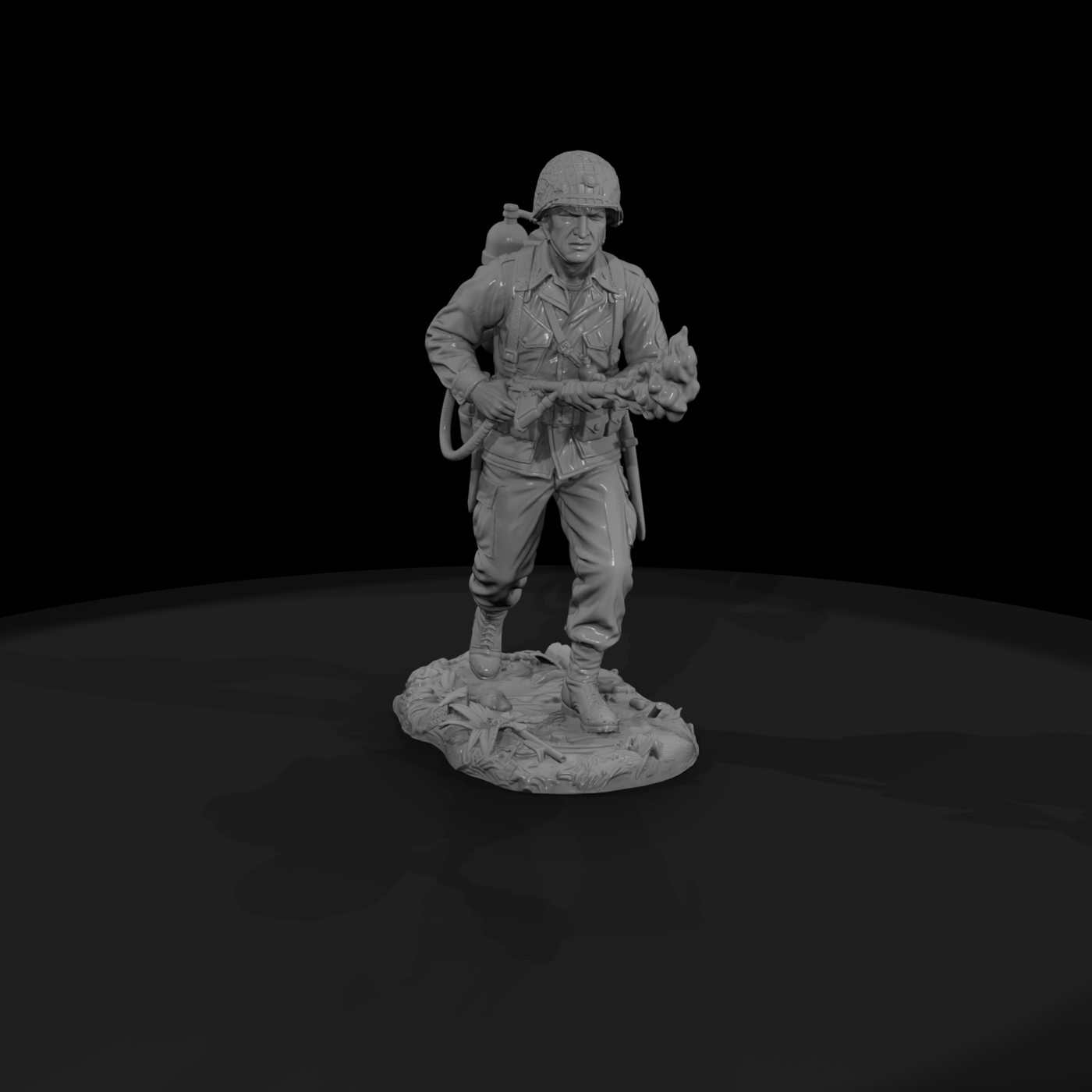 Ww2H 010 United States Army Flamethrower Operator