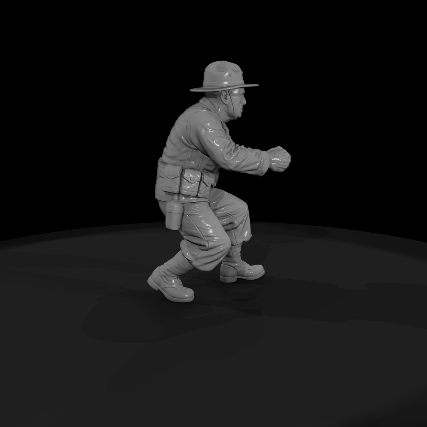 Ww2 Usmc 020 Wwii U S Marine Corps Machine Gunner