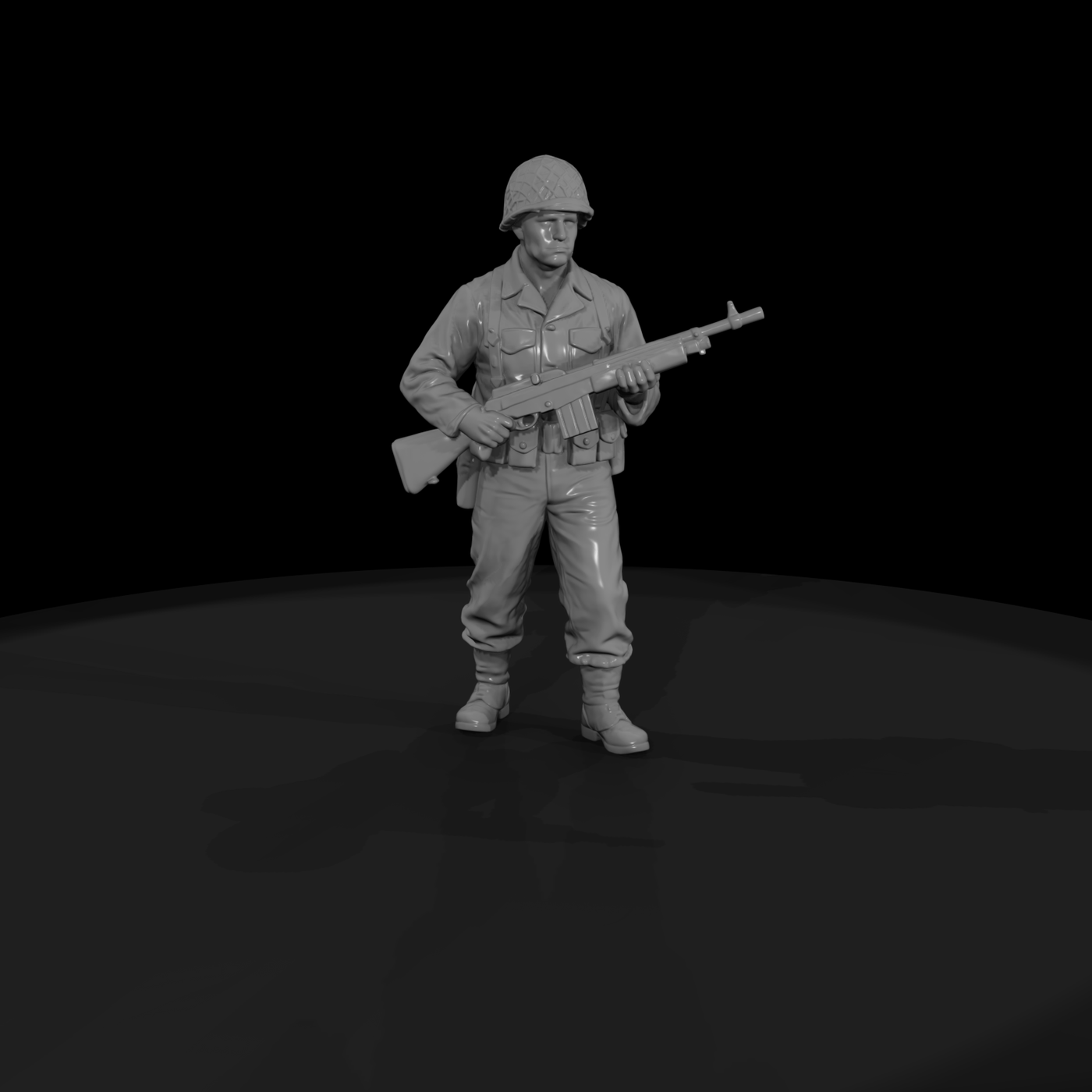 Ww2 Army 066 Wwii U S Army Automatic Rifleman Figu