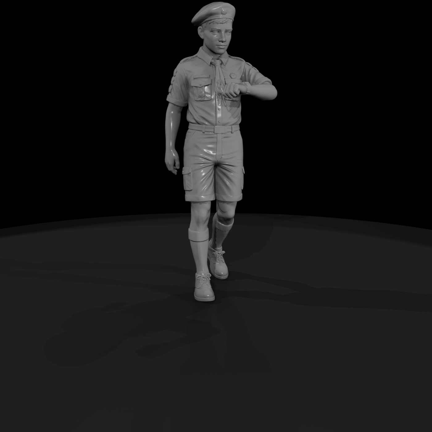 1950s Boy Scout Figure